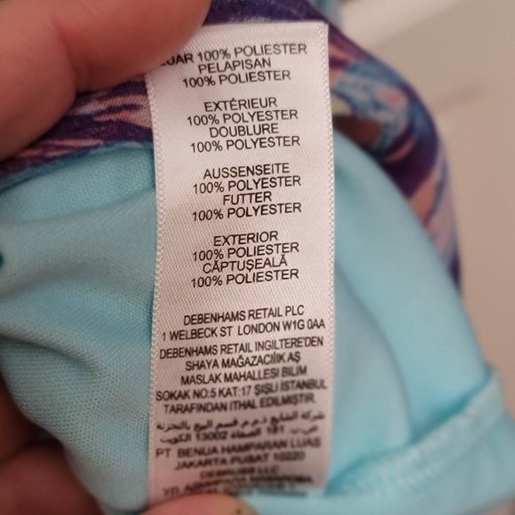 Diamond by Julien MacDonald Wave Fit & Flair High Low Dress - Picture 8 of 10